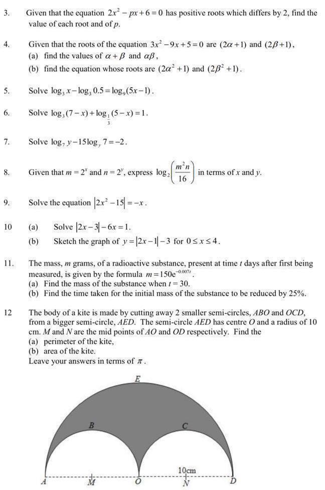 2016 RVHS Year 3 IP (Sec 3 Integrated Programme) Mathematics Topical Revision Package (Set C)(soft copy) - Image 4