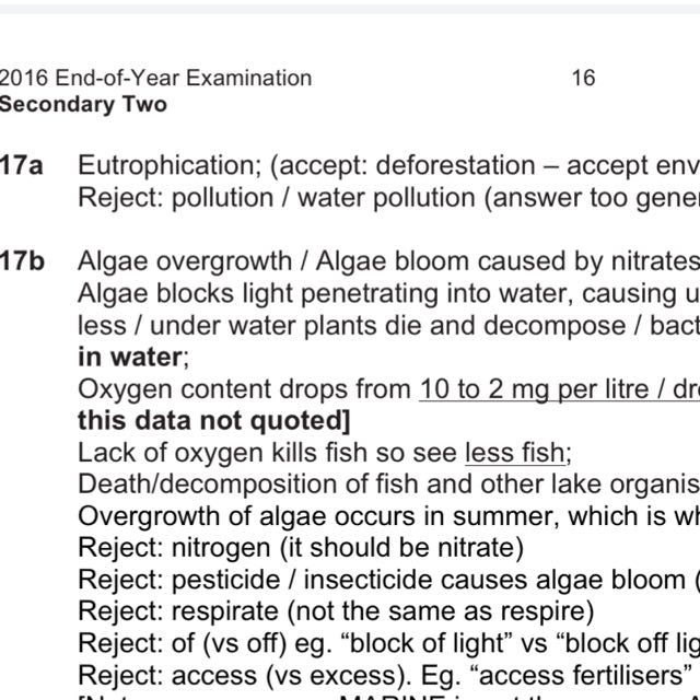 (updated) Nanyang NYGH Sec 2 IP (Year 2 Integrated Programme) Biology Exam Papers (soft copy) - Image 3